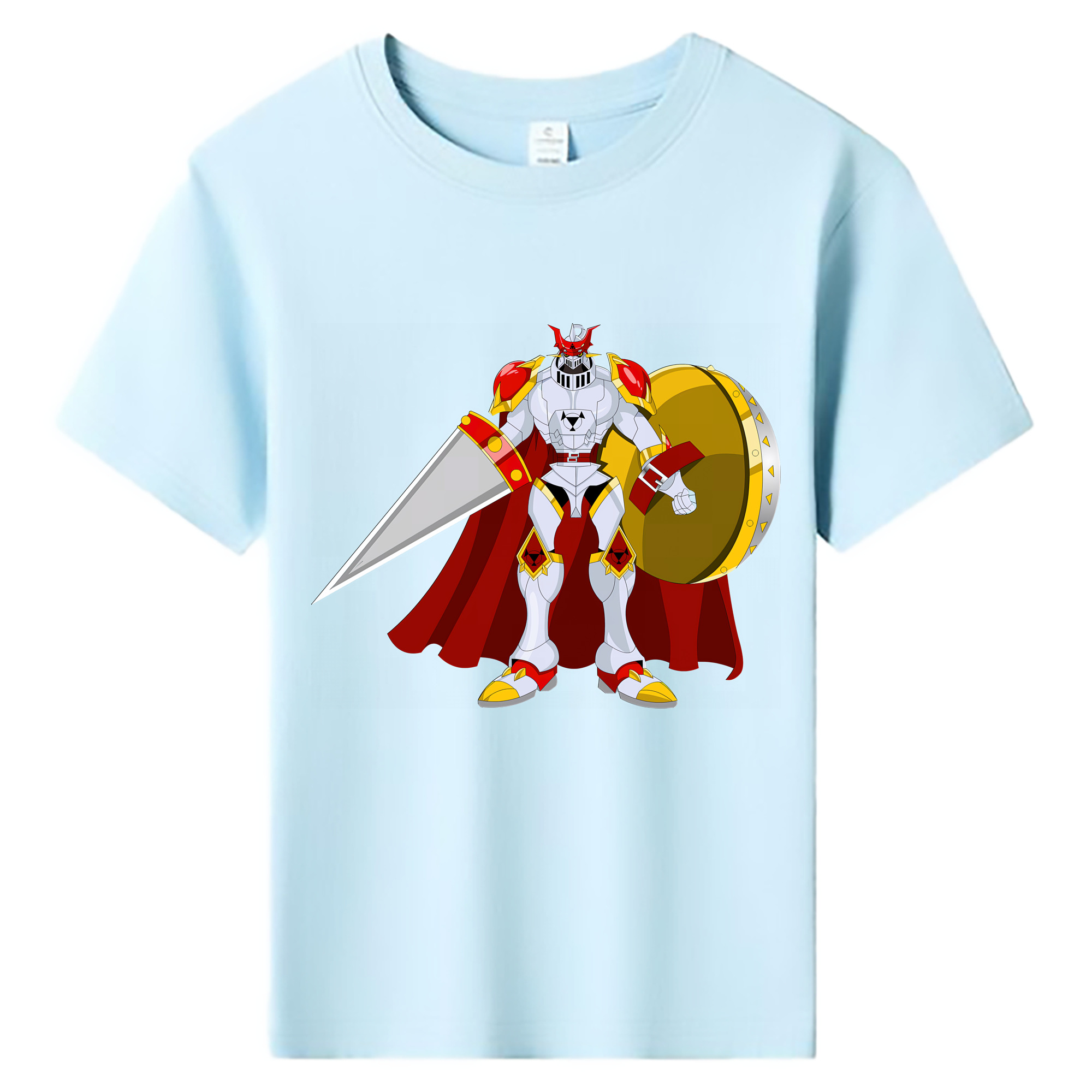 （画像用） Digimon デジタルモンスター/デジモン 綿100％キッズTシャツ（フロントプリント）